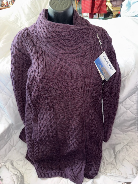 Aran Crafts Sweaters - Aran- Brand New Liffey Coat